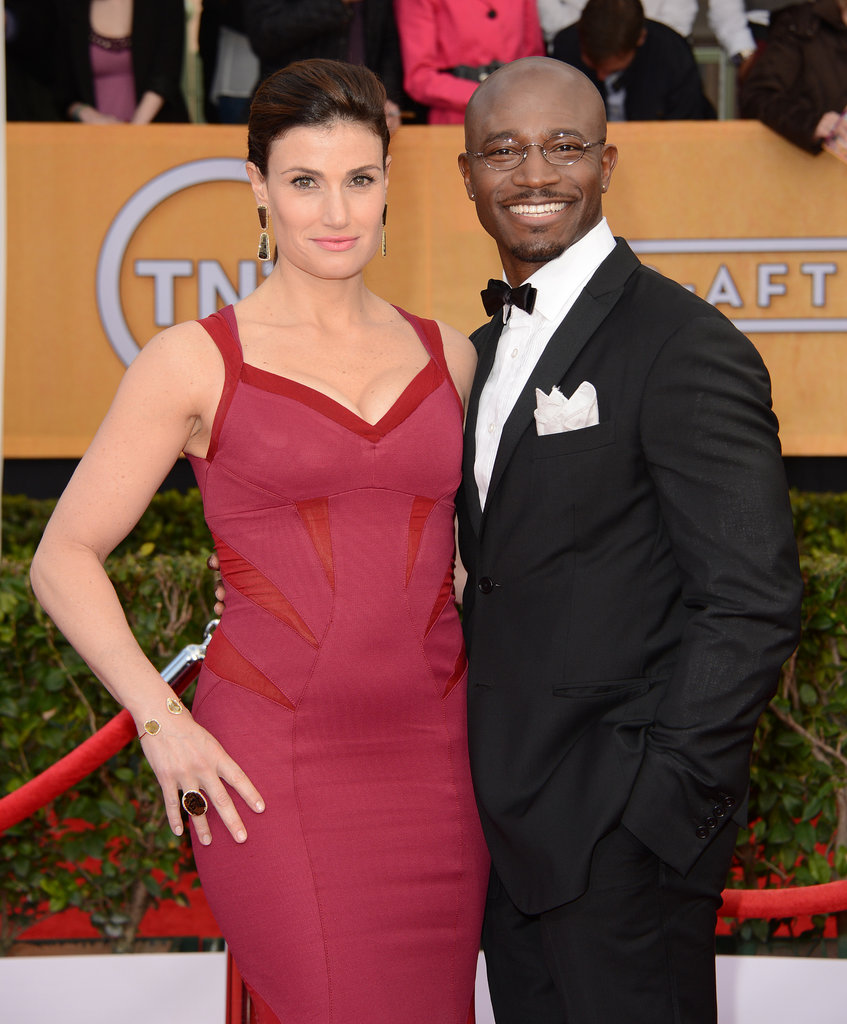 Idina Menzel and Taye Diggs Idina Menzel and Taye Diggs