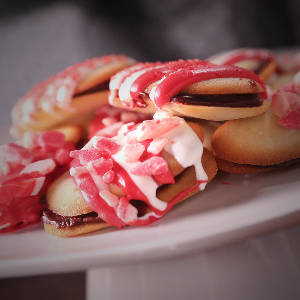 Mini Candy Cane Milano Cookies For Santa! Mini Candy Cane Milano Cookies For Santa!