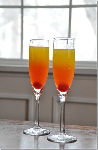 Morning Sparkling Cocktail Morning Sparkling Cocktail