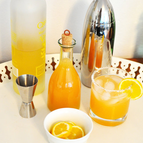 Grapefruit-Basil Cocktail Mixer Grapefruit-Basil Cocktail Mixer