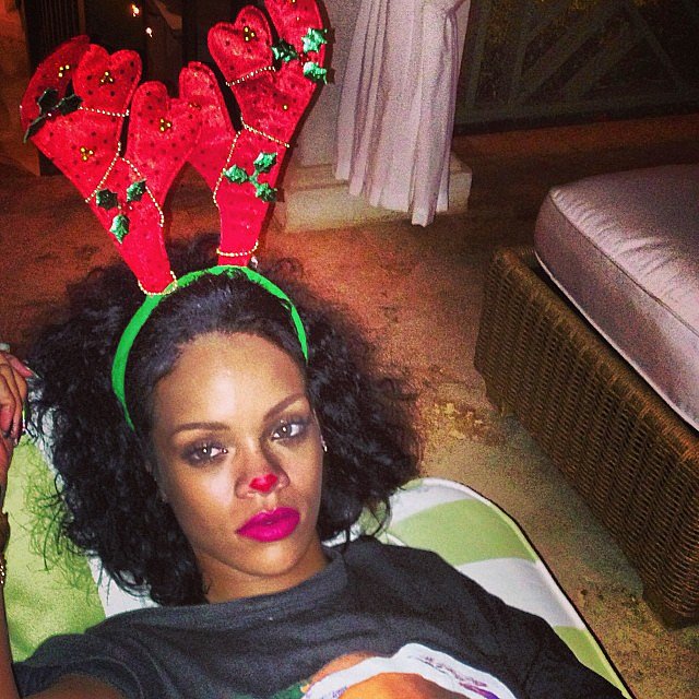 Rihanna got in the spirit, antlers and all.
Source: Instagram user badgirlriri
Rihanna got in the spirit, antlers and all.
Source: Instagram user badgirlriri