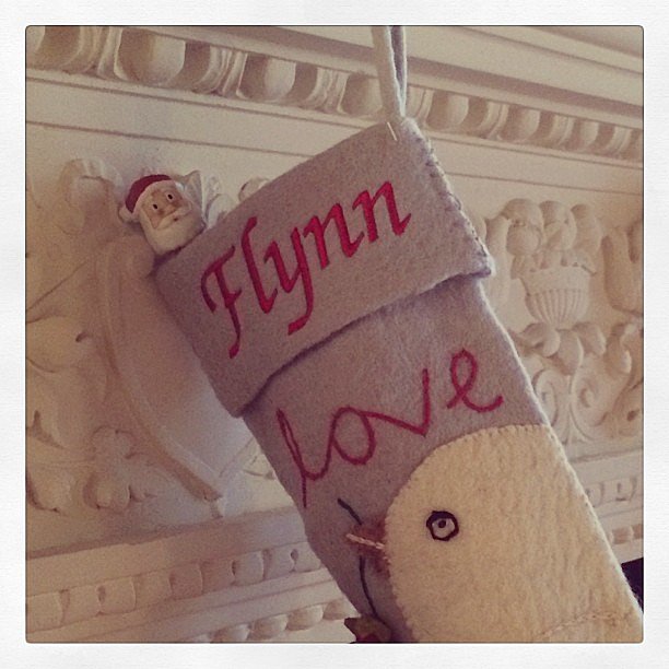 Miranda Kerr snapped a picture of Flynn Bloom's cute Christmas stocking.
Source: Instagram user mirandakerr
Miranda Kerr snapped a picture of Flynn Bloom's cute Christmas stocking.
Source: Instagram user mirandakerr