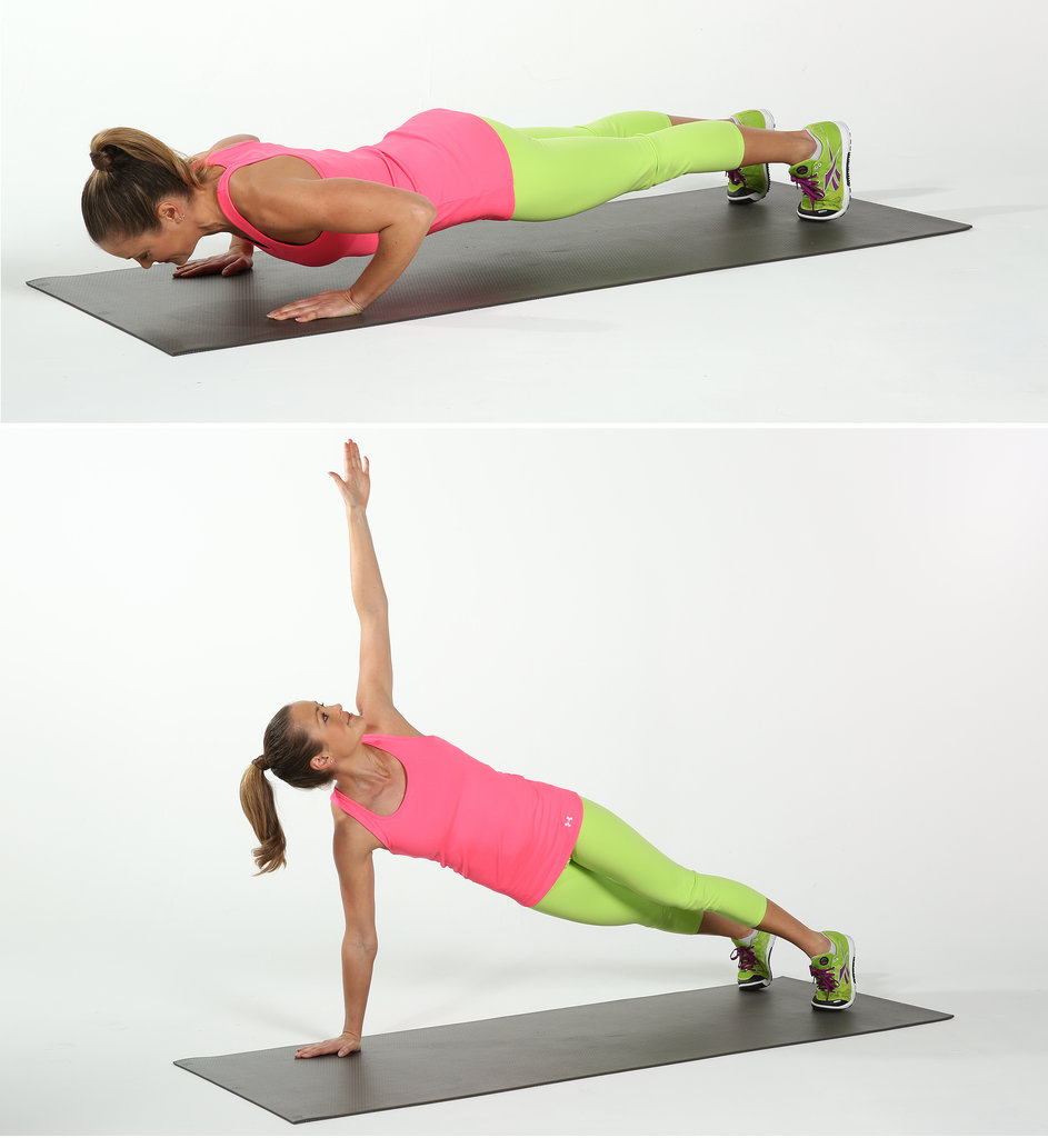 Push-Up and Rotate Push-Up and Rotate