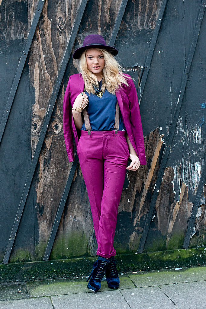 You know what they say, when in Rome. So, when at Men's Fashion Week, do take a page from the boys, but make it your own with girlie color.
You know what they say, when in Rome. So, when at Men's Fashion Week, do take a page from the boys, but make it your own with girlie color.