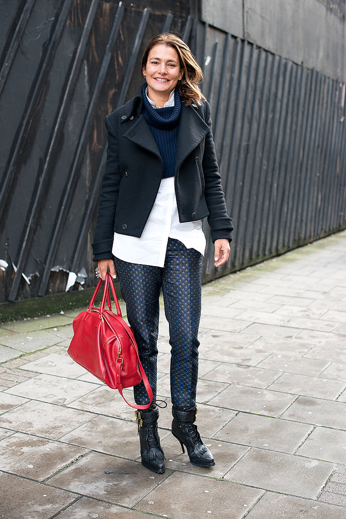 It's all about playful proportion in this look.
It's all about playful proportion in this look.