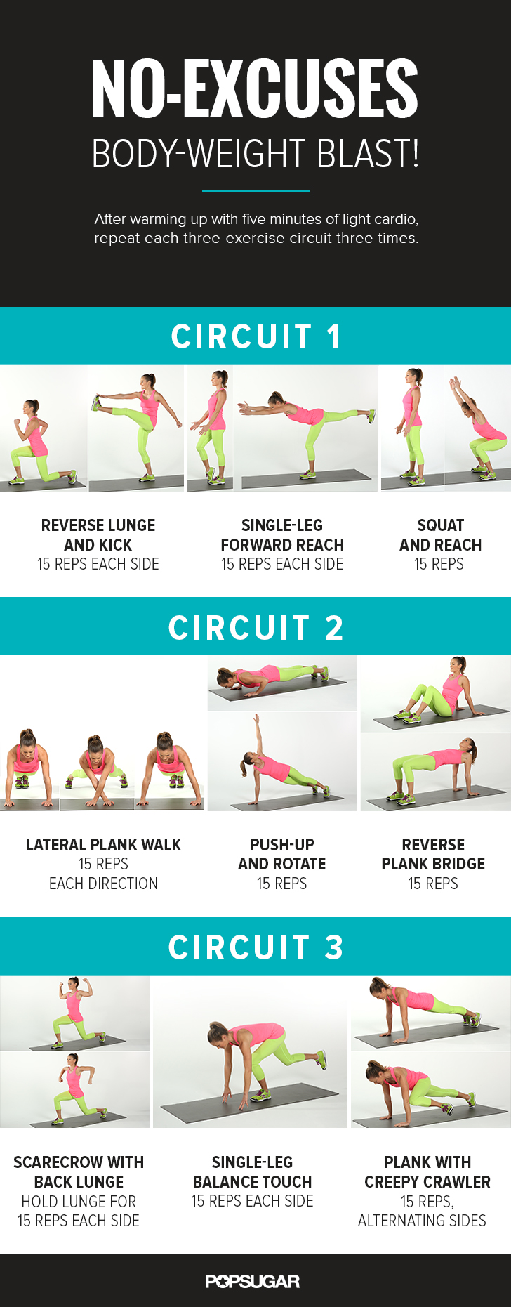 Tone Every Inch Of Your Body With This No Equipment Workout SELF