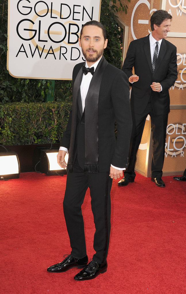 Jared Leto looked handsome on the red carpet.
Jared Leto looked handsome on the red carpet.