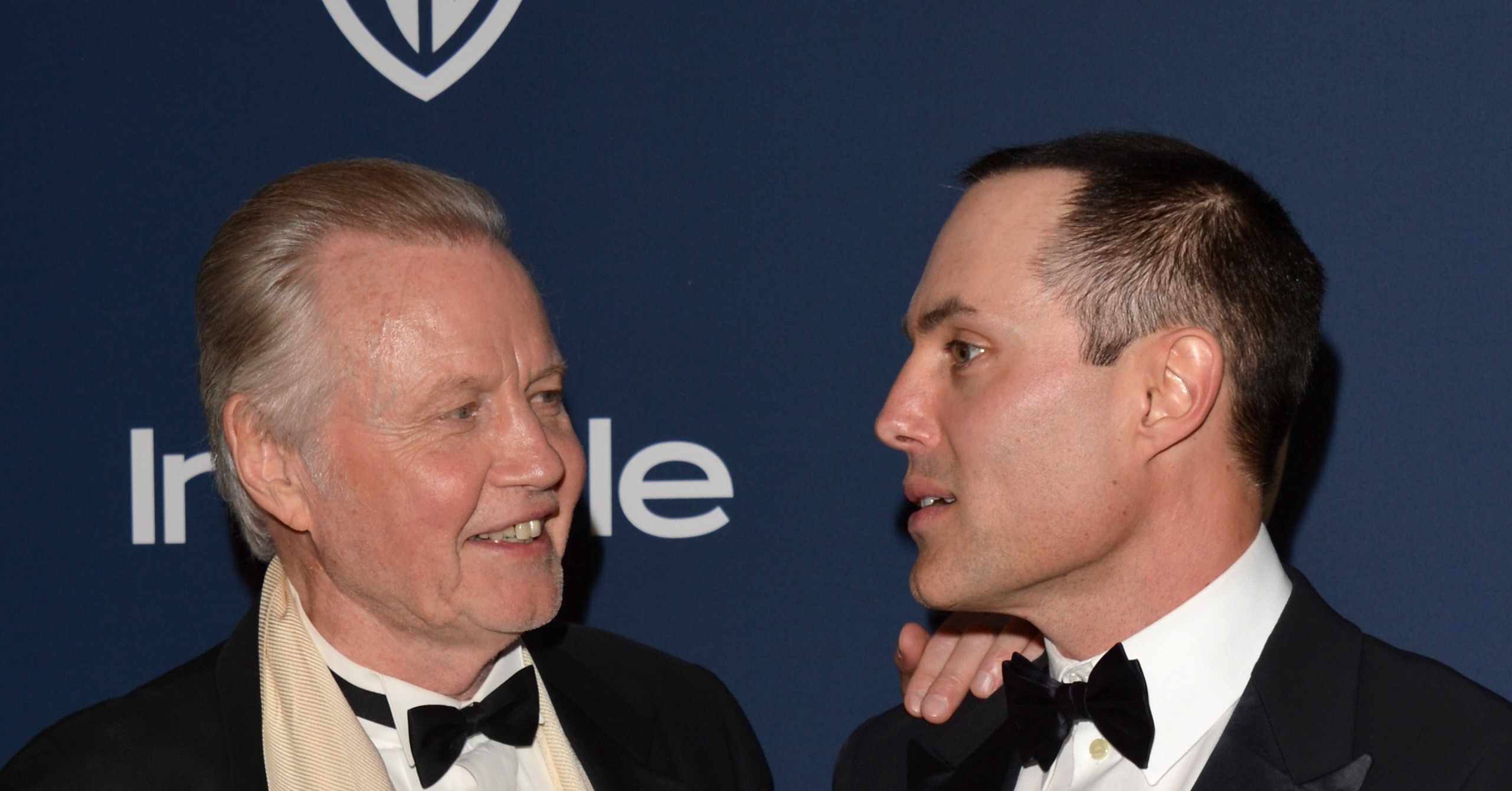 Jon Voight and his son, James Haven, showed up together to celebrate