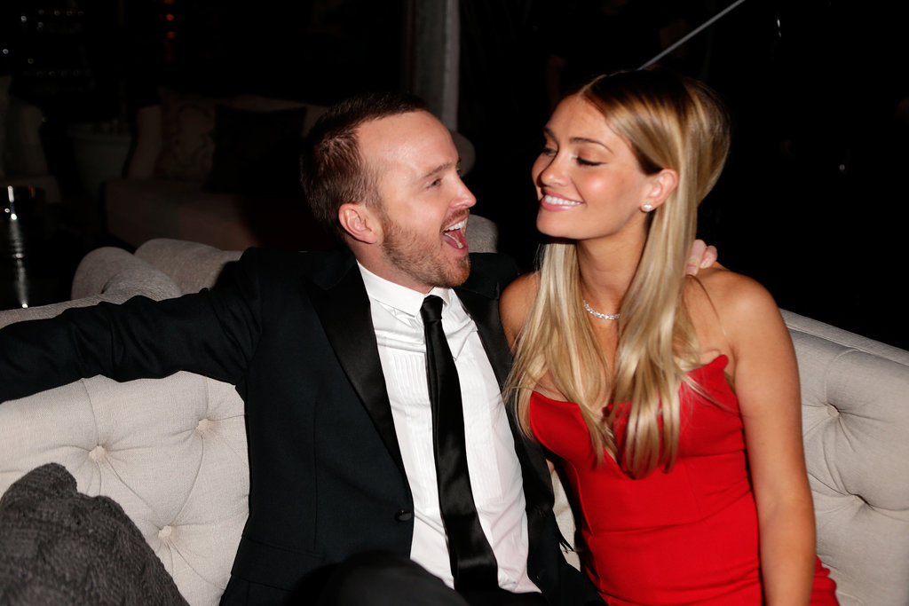 Aaron Paul and his wife, Lauren Parsekian, were just adorable inside the Weinstein Company soiree.
Aaron Paul and his wife, Lauren Parsekian, were just adorable inside the Weinstein Company soiree.