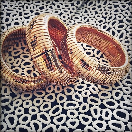 This sneaky snapshot showed off Emilia Clarke's Proenza Schouler dress and bright gold bracelets.
Source: Instagram user kystyle
This sneaky snapshot showed off Emilia Clarke's Proenza Schouler dress and bright gold bracelets.
Source: Instagram user kystyle