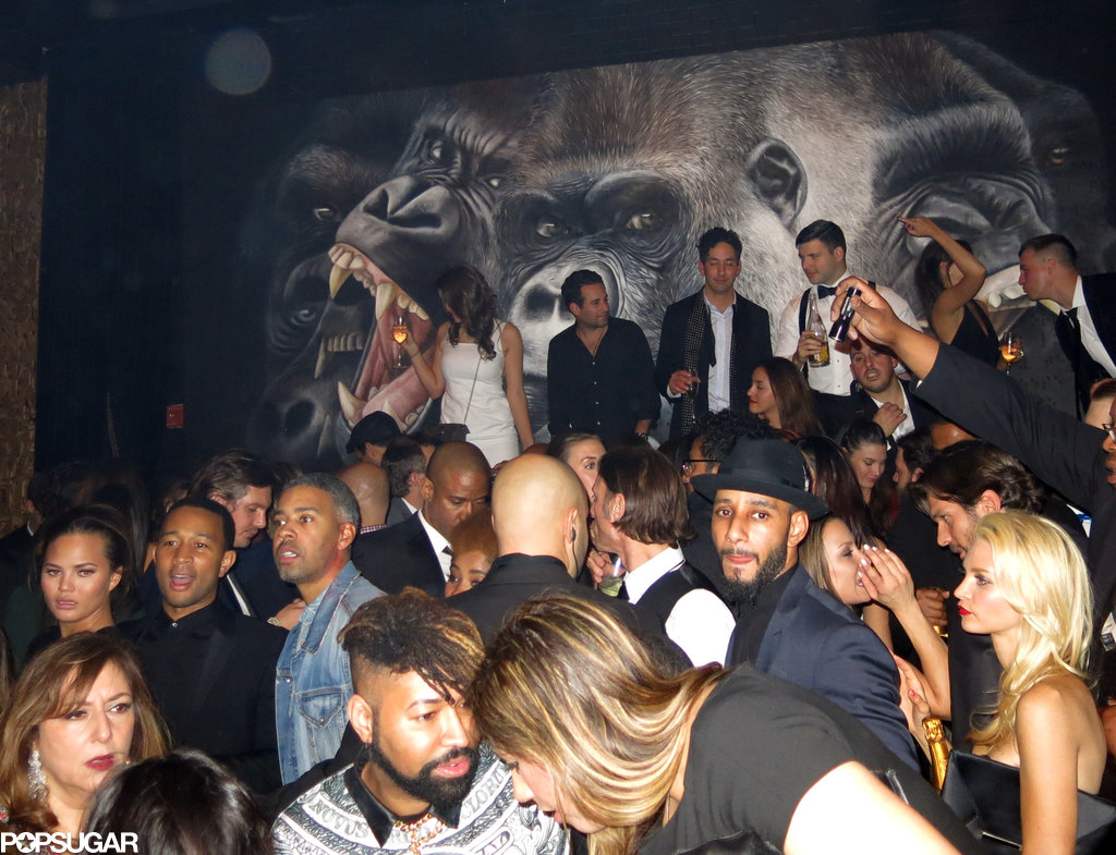 We spy Chrissy Teigen and John Legend; Swizz Beatz; Beyoncé's stylist, Ty Hunter; and maybe even Jim Toth in the top right. We spy Chrissy Teigen and John Legend; Swizz Beatz; Beyoncé's stylist, Ty Hunter; and maybe even Jim Toth in the top right.