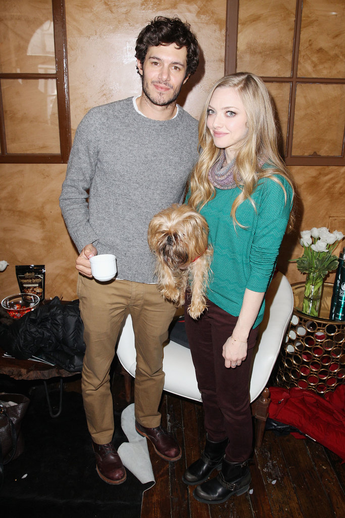 Adam Brody and Amanda Seyfried posed with an adorable dog as they promoted Lovelace in 2013.
Adam Brody and Amanda Seyfried posed with an adorable dog as they promoted Lovelace in 2013.