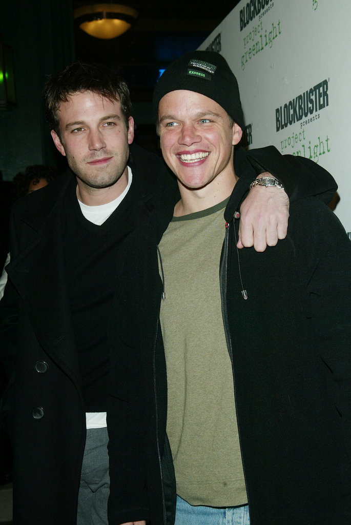 Ben Affleck and Matt Damon arrived at the Project Greenlight winners announcement party at the 2003 Sundance Film Festival.
Ben Affleck and Matt Damon arrived at the Project Greenlight winners announcement party at the 2003 Sundance Film Festival.