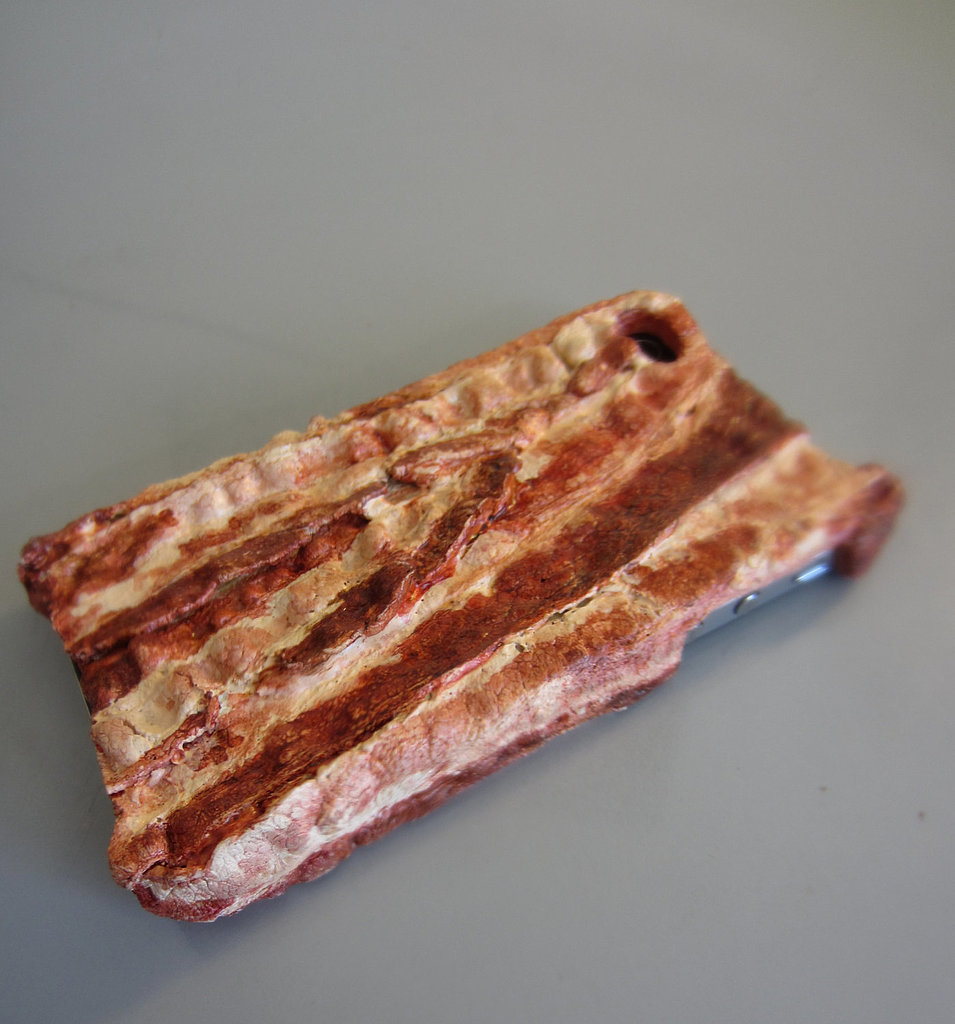 OK, this bacon iPhone case ($15) might be a little too real. 
