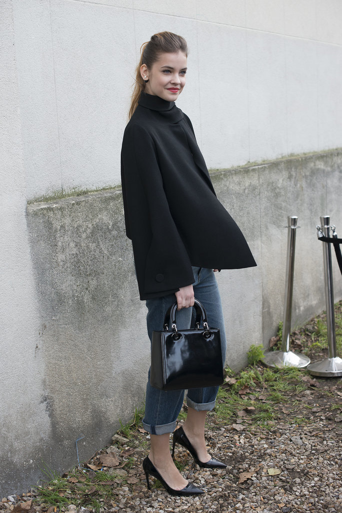Barbara Palvin knows her way around a pair of boyfriend jeans and heels.
Barbara Palvin knows her way around a pair of boyfriend jeans and heels.