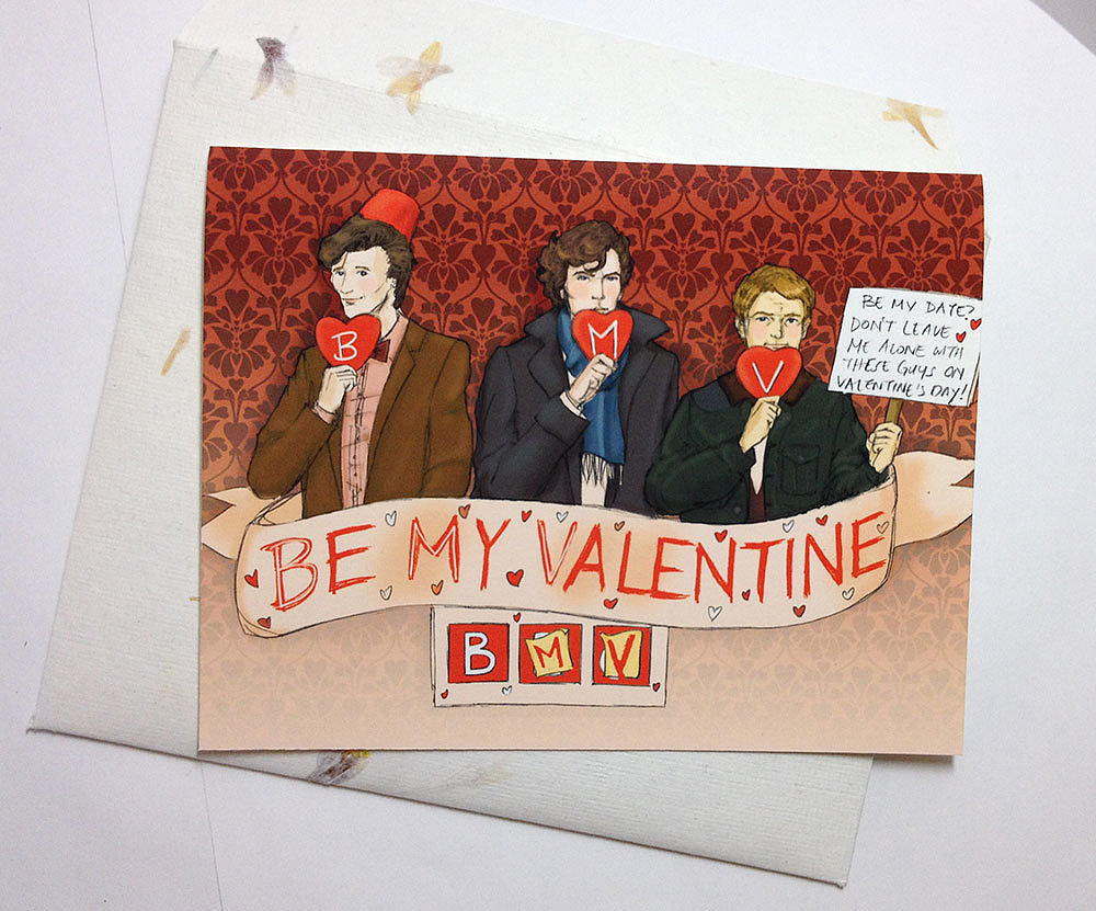 Sherlock and Doctor Who Valentine Sherlock and Doctor Who Valentine