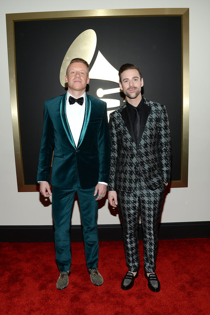 Macklemore and Ryan Lewis at the 2014 Grammy Awards.
