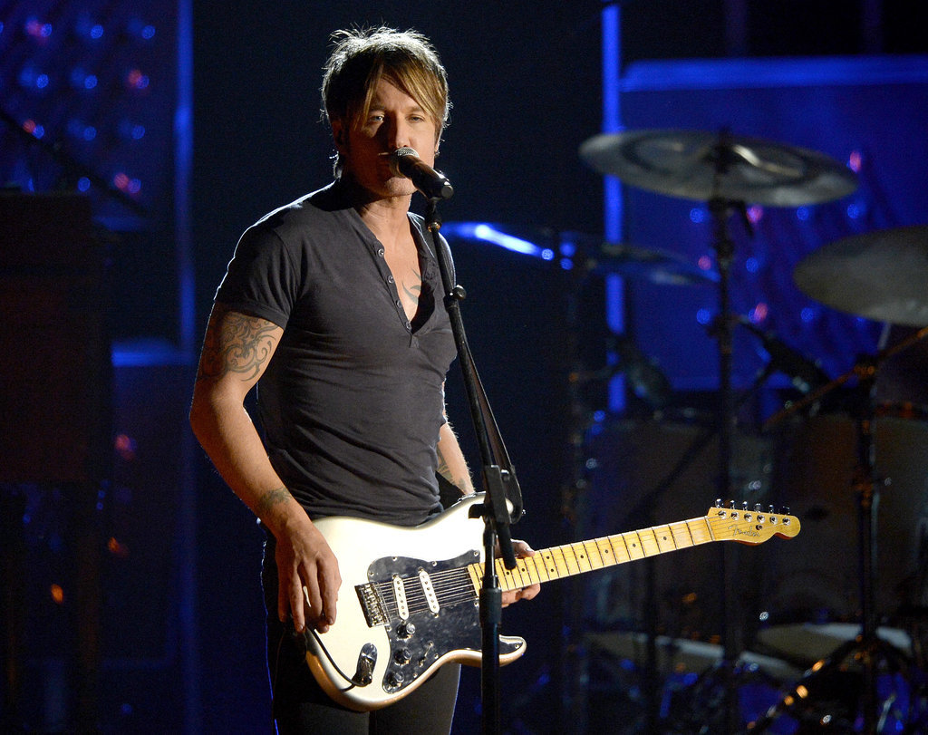 Keith Urban performed at the Grammys.
Keith Urban performed at the Grammys.
