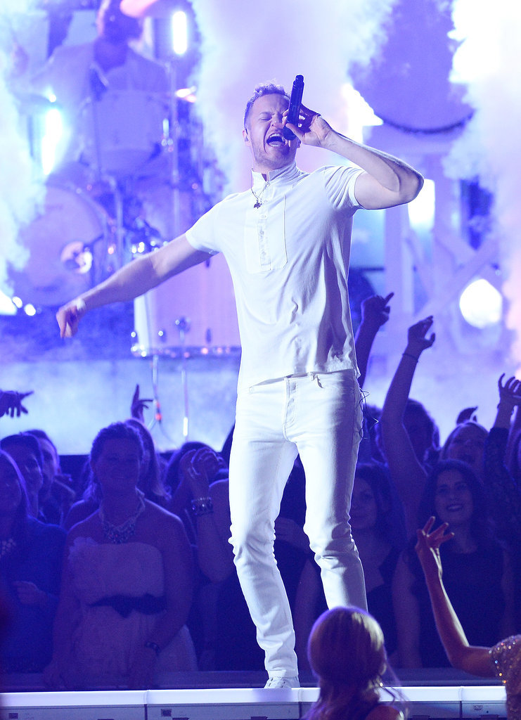 Dan Reynolds from Imagine Dragons performed.
Dan Reynolds from Imagine Dragons performed.