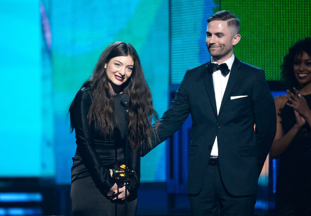 Lorde was adorable as she accepted her second award of the night.
Lorde was adorable as she accepted her second award of the night.