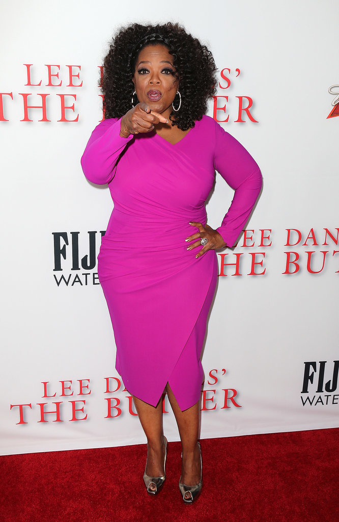 Oprah arrived on the red carpet at the LA premiere of Lee Daniels' The Butler in 2013.
