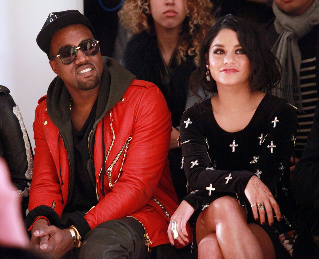Kanye West and Vanessa Hudgens were together at Jeremy Scott in September 2011.
Kanye West and Vanessa Hudgens were together at Jeremy Scott in September 2011.