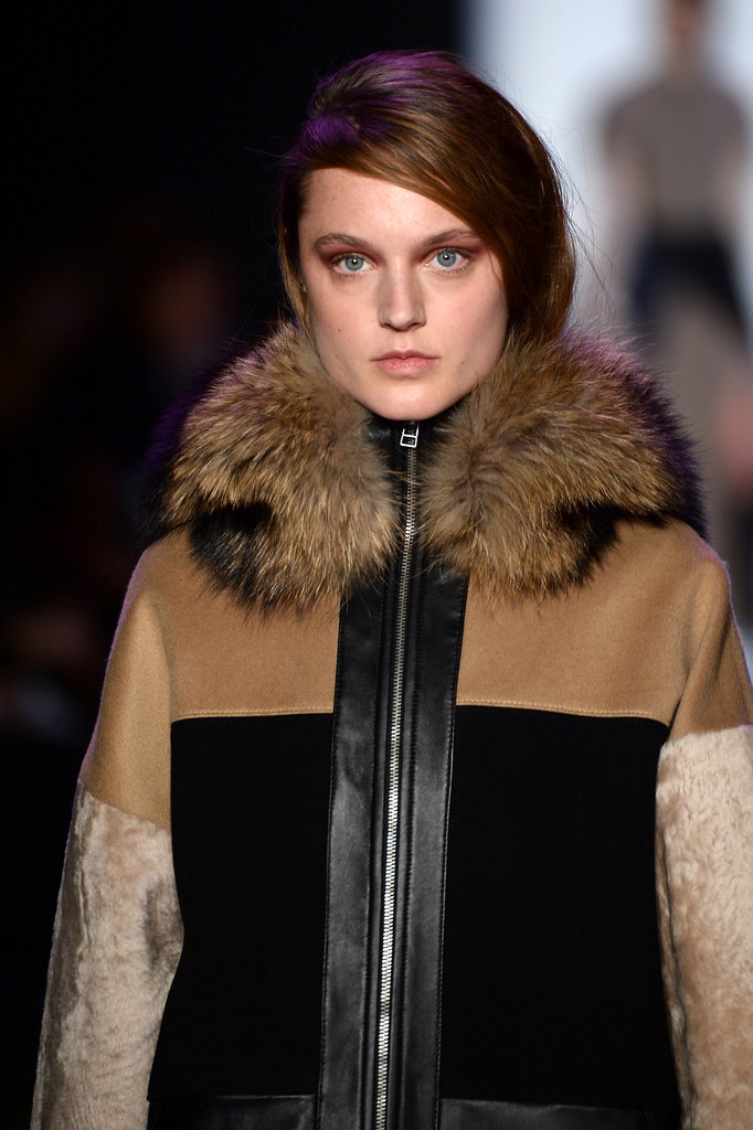 Berry Eyes and Sideswept Hair Dominate BCBG Max Azria's Runway Berry Eyes and Sideswept Hair Dominate BCBG Max Azria's Runway