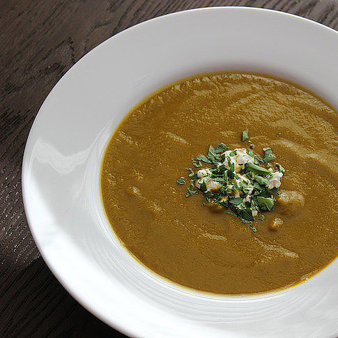 Roasted Vegetable Soup With Goat Cheese Roasted Vegetable Soup With Goat Cheese