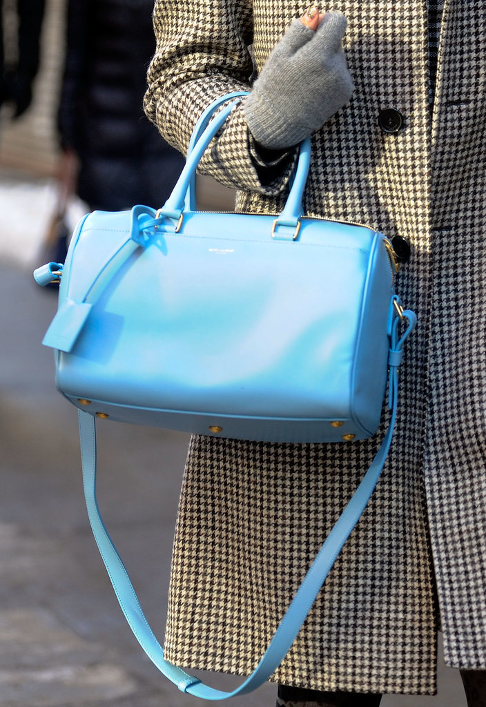 A literal bright spot in the Fashion Week crowd.
A literal bright spot in the Fashion Week crowd.
