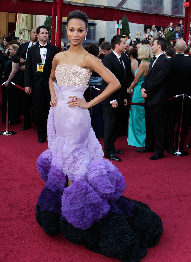Zoe Saldana at the 2010 Academy Awards Zoe Saldana at the 2010 Academy Awards