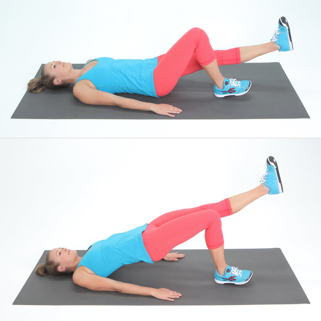 Exercise 5: Single-Leg Bridge Kicks Exercise 5: Single-Leg Bridge Kicks