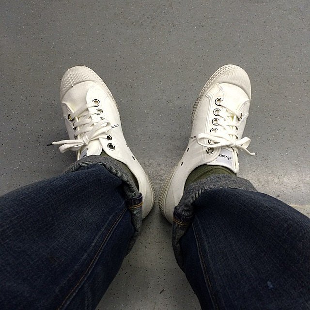White Sneakers (With Light-Washed Jeans) White Sneakers (With Light-Washed Jeans)