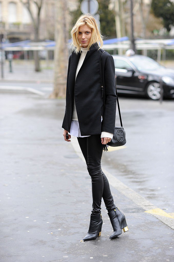 PFW Model Street Style Day One PFW Model Street Style Day One