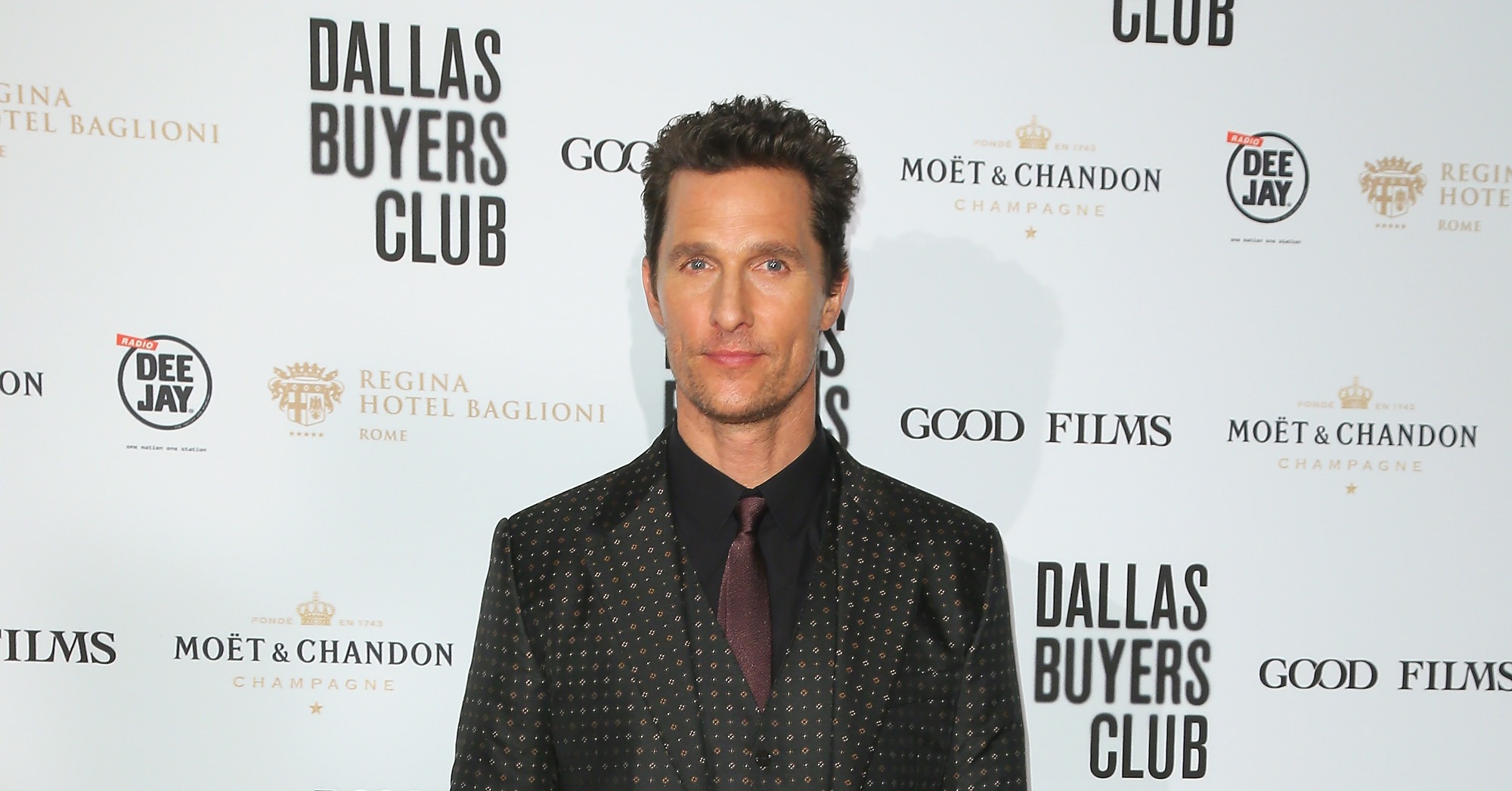 Matthew McConaughey at the Dallas Buyers Club Rome Premiere POPSUGAR Fashion
