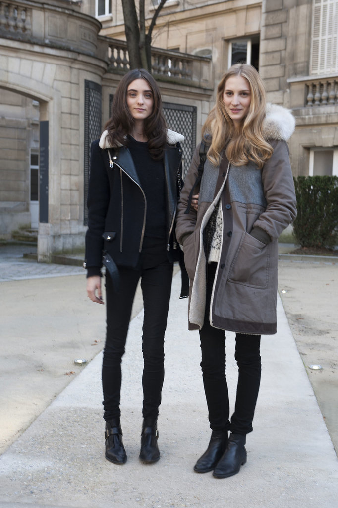PFW Model Street Style Day Three PFW Model Street Style Day Three