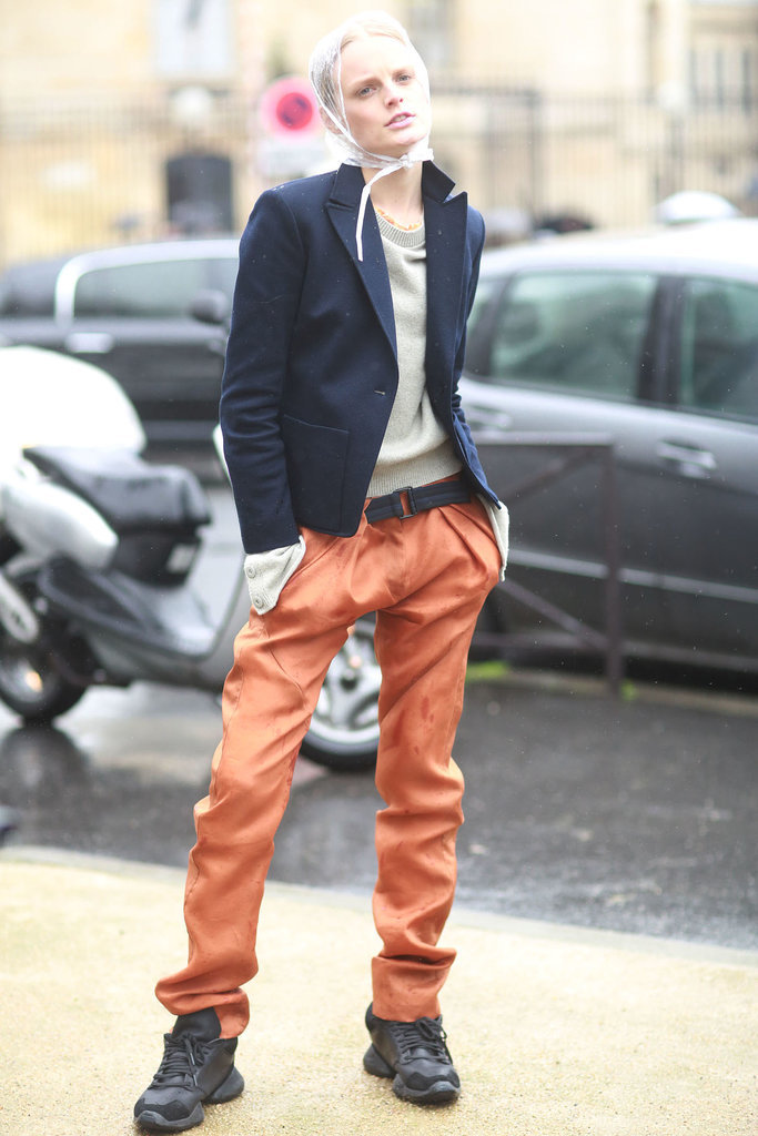 PFW Model Street Style Day Three PFW Model Street Style Day Three