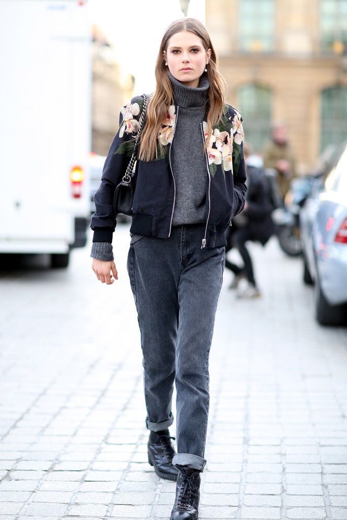 PFW Model Street Style Day Two PFW Model Street Style Day Two
