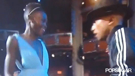 Pharrell Breaks It Down With Lupita Pharrell Breaks It Down With Lupita