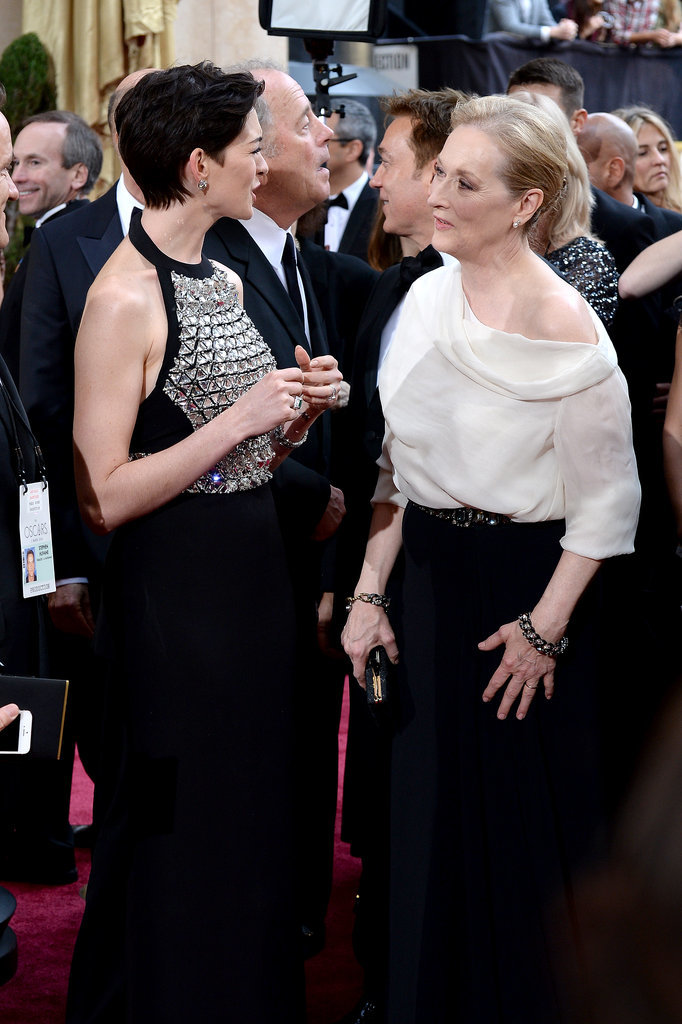 It was a Devil Wears Prada reunion when Anne Hathaway and Meryl Streep met up on the red carpet.
It was a Devil Wears Prada reunion when Anne Hathaway and Meryl Streep met up on the red carpet.