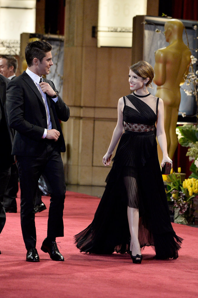Zac Efron and Anna Kendrick shared a look as they left the show together.
Zac Efron and Anna Kendrick shared a look as they left the show together.