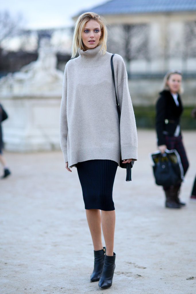 PFW Model Street Style Day Four PFW Model Street Style Day Four
