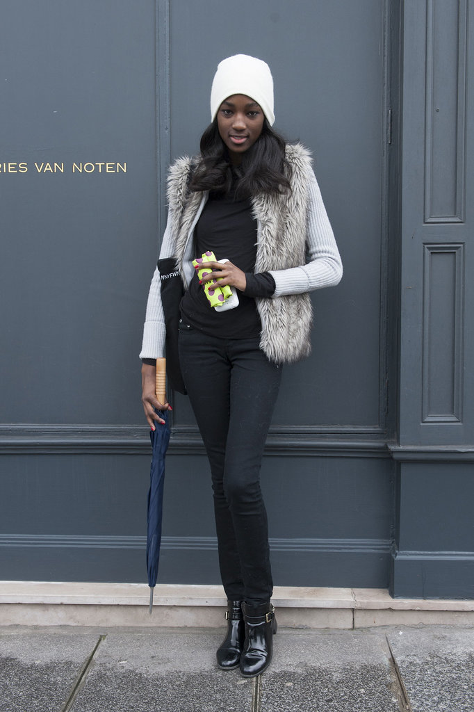PFW Model Street Style Day Five PFW Model Street Style Day Five