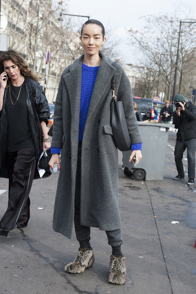 PFW Model Street Style Day Five PFW Model Street Style Day Five