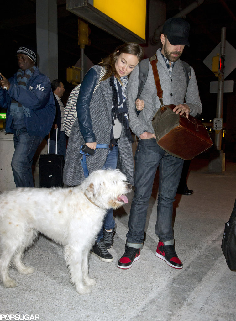 Olivia and Jason Pack Up With Paco After a Big Weekend Olivia and Jason Pack Up With Paco After a Big Weekend