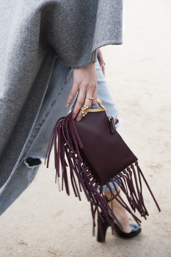We love everything about this — the color, the fringe, the jewelry!
We love everything about this — the color, the fringe, the jewelry!