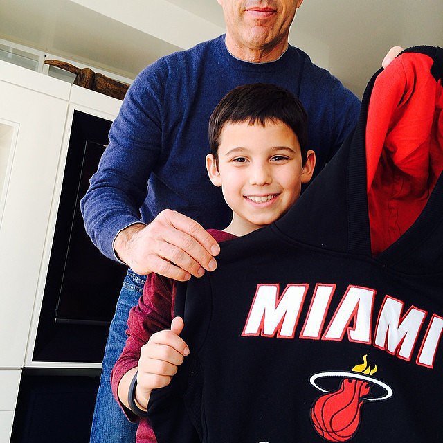 Julian Seinfeld was surprised with a Miami Heat sweatshirt for his 11th birthday.
Source: Instagram user jessicaseinfeld
Julian Seinfeld was surprised with a Miami Heat sweatshirt for his 11th birthday.
Source: Instagram user jessicaseinfeld