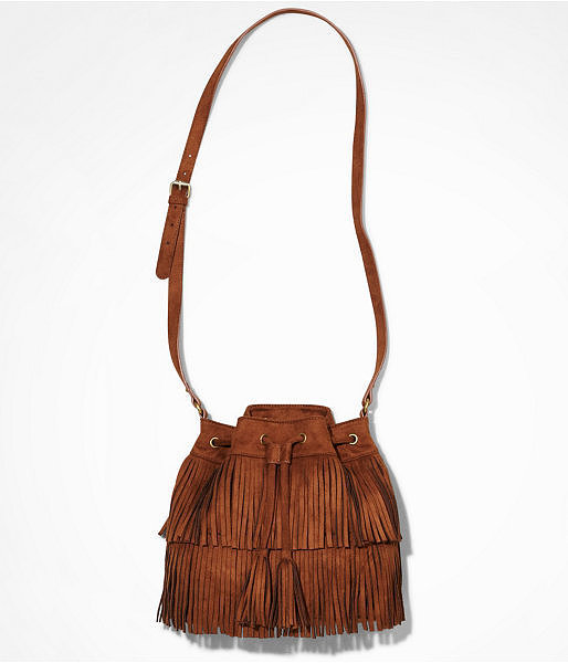 Express Fringed Drawstring Bag Express Fringed Drawstring Bag