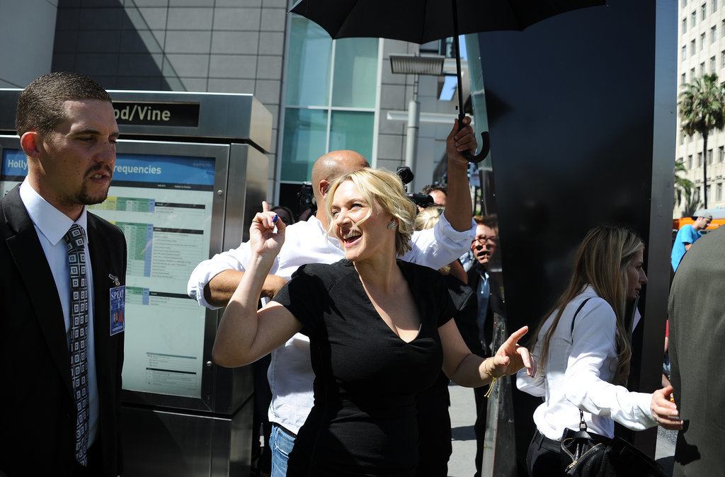 Kate Winslet Gets Her Hollywood Star With Tons of Support