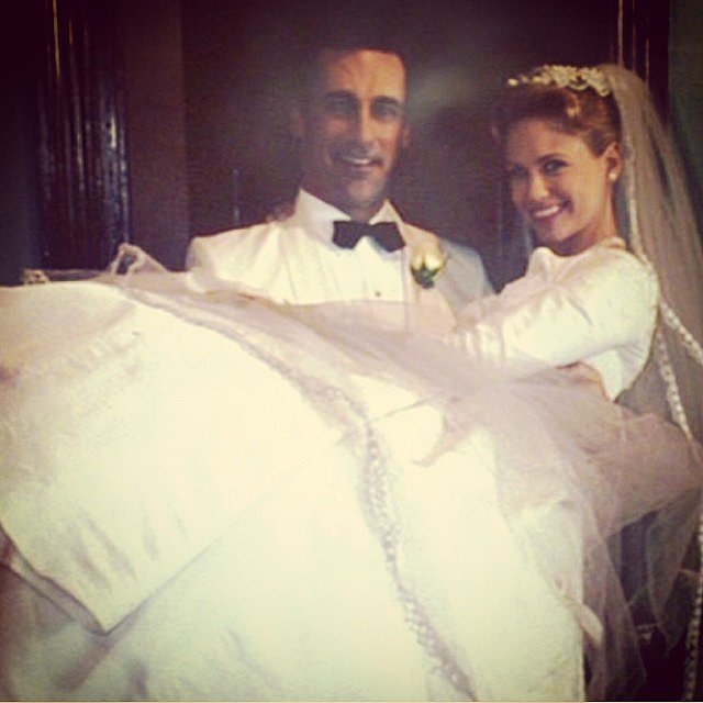 Wedding Picture Of Betty And Don Draper From Mad Men | POPSUGAR