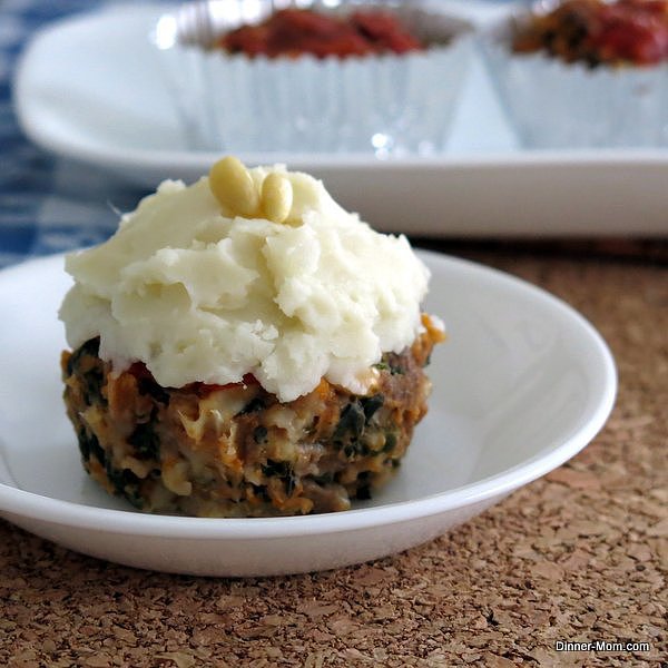Meatloaf Muffins With Spinach and Pine Nuts Meatloaf Muffins With Spinach and Pine Nuts
